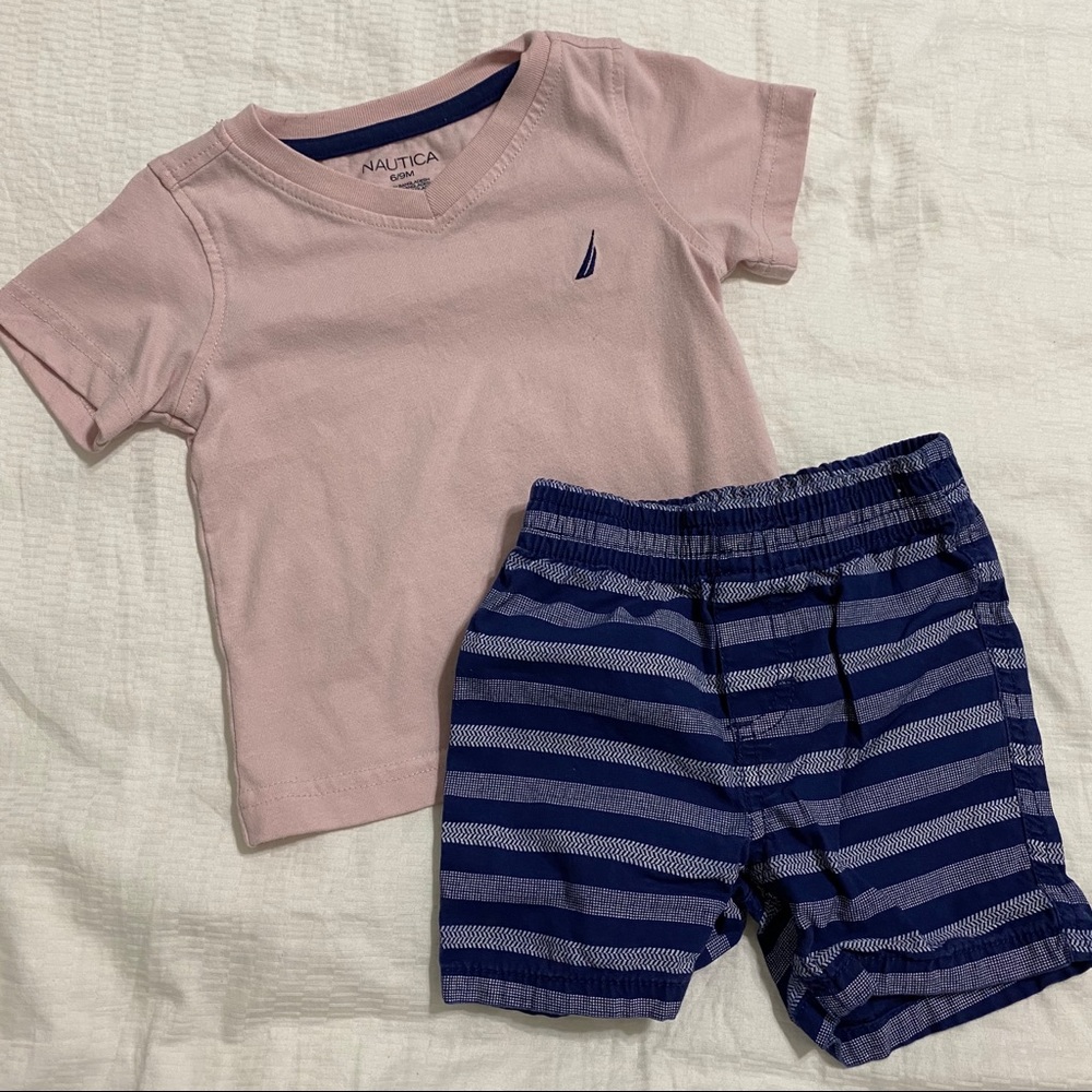 Nautica outfit baby boy and carter shorts